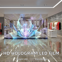 PH7.82 Nouvelle Arrivée 3D LED Hologramme Écran Usine ODM OEM Affichage Transparent Publicité Publique Affiche Orientation Ascenseurs