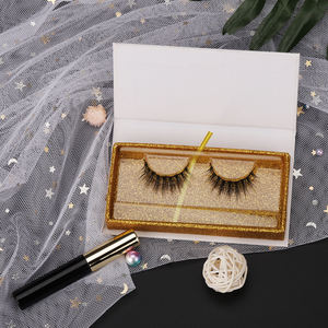 थोक 3D चुंबकीय झूठी Eyelashes 5 चुंबक के साथ अशुद्ध मिंक चुंबकीय Eyelashes आईलाइनर निजी लेबल - Product Image 5