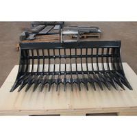 Suku Cadang Alat Berat XZFE MS03 Symlock Mini Sorting Bucket Excavator Skeleton Bucket untuk Pekerjaan Sipil