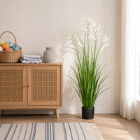 Fleurs artificielles, plante en pot de type campanule, pour Noël, les remises de diplômes, les arrangements de bureau