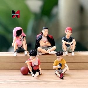 Set di 5 Statuette Sedute a Tema Basket per Decorazione Auto, Modelli di Personaggi - Product Image 4