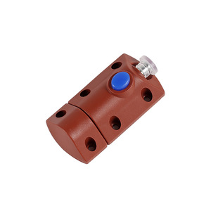 Pestillo de puerta de plástico Xinshengfa con botón pulsador automático y resorte, montado en superficie, para puertas de madera y ventanas, cerrojo de seguridad. - Product Image 1