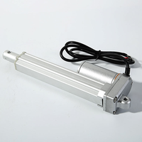 Aktuator Linear Listrik DC 12V Kecil untuk Pembuka Bagasi Mobil, Penyesuaian Kursi, Ringkas, Kecepatan Tinggi, Tahan Air IP65/66, Kipas Otomotif