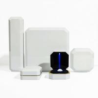 Boîte à bijoux LED, emballage de luxe pour bijoux, boîte cadeau pour collier, emballage pour bracelet et boucles d'oreilles, boîte à bagues, emballage pour bijoux