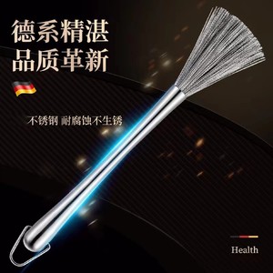 Stainless Steel Pot Scrubber Long Handle Steel Wire Brush For Kitchen Cleaning Household Use - Product Image 3