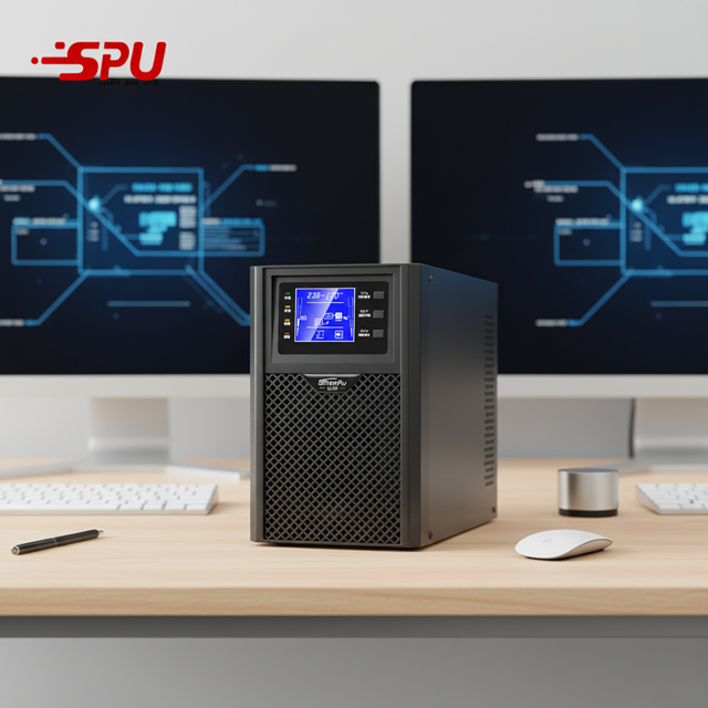 Online UPS 110v 220v UPS 1kva 1000va 900w With Inbuilt Battery and Online UPS for Home Appliances Prices
