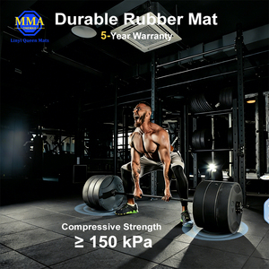 Tappetini in Gomma Antiscivolo e Antiurto ONEMAX MMA per <span class=keywords><strong>Palestra</strong></span>, <span class=keywords><strong>Rivestimento</strong></span> Durevole per Pavimenti di Aree di Sollevamento Pesi - Product Image 2