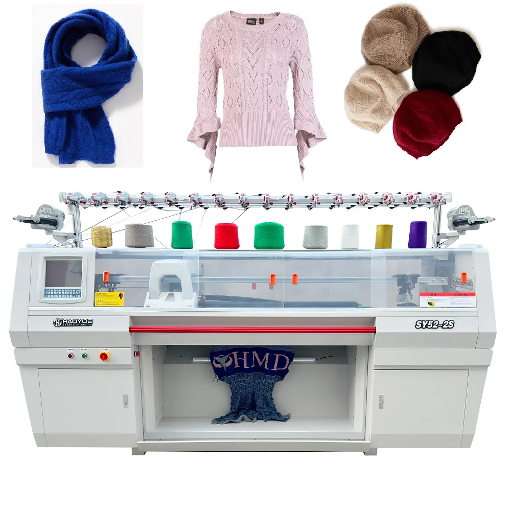 Suéter Máquina de tricô plana computadorizada também para meia