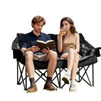 Chaise pliante de jardin et de parc personnalisable avec logo, en acier inoxydable moderne, durable, portable, en tissu Oxford