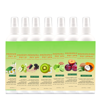 Éliminateur neutralisant d'odeurs de fruits naturels biologiques Spray désodorisant pour chien, parfum désodorisant pour animaux de compagnie déodorant pour chats