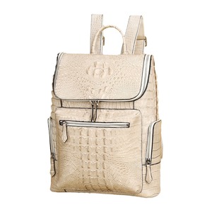 Mochila de Silicona con Estampado de Cocodrilo 2026, Nueva, de Gran Capacidad, a Prueba de Golpes, con Correa, Moderna para Exteriores - Product Image 1
