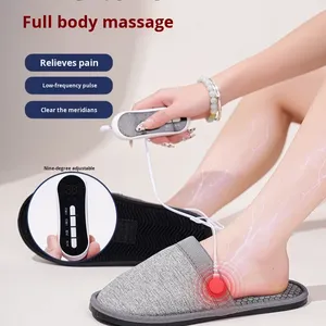 Venta directa de fábrica Zapatos de salud para hombres Zapatillas de fisioterapia digital Calefacción Electroterapia Masaje de pulso Masajeador de pies - Product Image 4