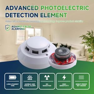 גלאי עשן אש איכותי ספק לוחות אלקטרוניקה <span class=keywords><strong>EN14604</strong></span> אישור אזעקת עשן אש הרכבת PCBA - Product Image 5