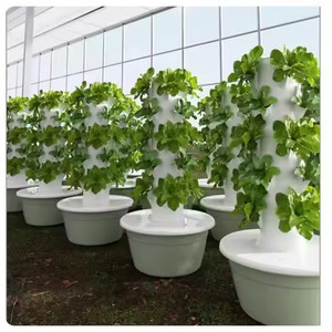 Sistema de Torre Aeropónica para Balcón que Ahorra Espacio, Kit de Jardín Vertical Hidropónico para el Hogar, Jardinera Inteligente para Cultivo de Vegetales - Product Image 5