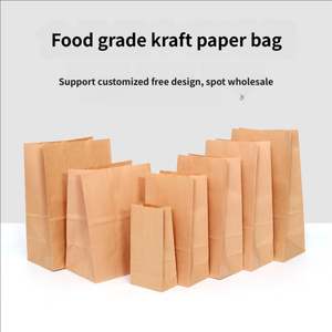 Sangles d'emballage en papier jetables de qualité alimentaire personnalisées pour les usines en Chine. Sacs en papier à emporter. Sangles d'emballage alimentaire. - Product Image 2