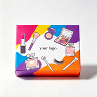 Boîte cadeau personnalisée pour soins de la peau avec insert en papier, fenêtre transparente et finition décorative pour l'emballage de crèmes, sérums et lotions