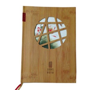 Magnifique artbook relié couverture en bambou livre - Product Image 1