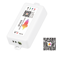 Contrôleur musical numérique LED RGB Bluetooth Twinkel Led SP107E avec télécommande, marche/arrêt, 5-24VDC