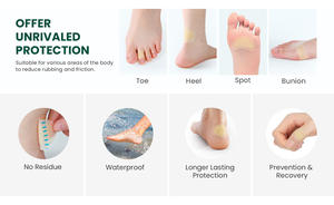 OEM plester pembalut hidrokoloid-perawatan Blister kaki profesional dengan penyembuhan luka canggih - Product Image 3