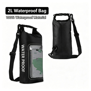 Bolsa Impermeable de 2L con Cierre Enrollable, Bolsa de PVC para Natación y Buceo, Bolsa Portátil para Guardar el Teléfono, para Natación, Pesca y Senderismo - Product Image 1