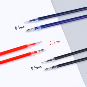 Hotsale European Standard Stationery Wholesale Custom 3 Colors (Blue/Red) Gel Ink <b>Pens</b> 0.5mm Smooth Fluent Writing Gel <b>Pen</b> Sets - Product Image 4