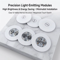 Sous-verres lumineux à LED en EVA et LED, autocollants scintillants pour tasses, pour bars, KTV et fêtes de Thanksgiving – Approvisionnement direct du fabricant