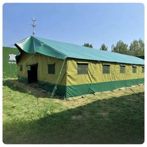 Mejor Carpa de Lona de Doble Capa Resistente para Cuatro Estaciones con Estructura de Acero Tipo A 10x20 Impermeable y Duradera para Base (Excedente Militar) - Product Image 2