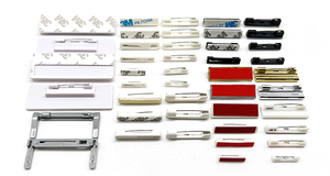 Huy Hiệu Phụ Kiện Nhựa An Toàn <span class=keywords><strong>Pin</strong></span> Thanh Màu Xanh Tự Dính An Toàn Pins Cho Huy Chương Id Sau - Product Image 5