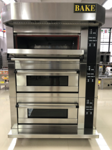 ピザオーブン、デッキオーブン、ステンレス製、食品店向け、パンやビスケットを焼くためのデッキオーブン、ガス式または電気式 - Product Image 4