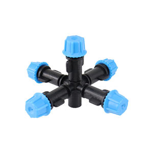 Cinq buses d'atomisation en plastique et cuivre pour micro-pulvérisation, refroidissement, irrigation et humidification de serres - Product Image 2