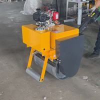 Rouleau compresseur vibrant à tambour unique FVR-650S, machine compacteuse hydraulique de 330 kg pour la compactation de l'asphalte et des sols