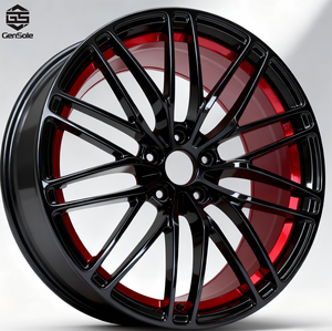 Jantes en alliage argentées mat gunmetal pour Audi Q5 Q8 VW Arteon <span class=keywords><strong>Touareg</strong></span> <span class=keywords><strong>19</strong></span> 20 21 pouces 8J 9.5J 10J ET28 30 PCD5x112 Jantes personnalisées - Product Image 2