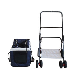 लाल एल्यूमीनियम एबीएस दो में एक पालतू घुमक्कड़ निर्माताओं तालिका के साथ - Product Image 2