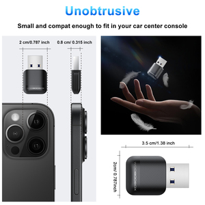 2-en-1 inalámbrico Carplay Android Auto Dongle <span class=keywords><strong>Mini</strong></span> Adaptador Sem Fio Universal 2 Em 1 <span class=keywords><strong>Com</strong></span> Fio Para Sem E Plug & Play Adaptador Usb - Product Image 6