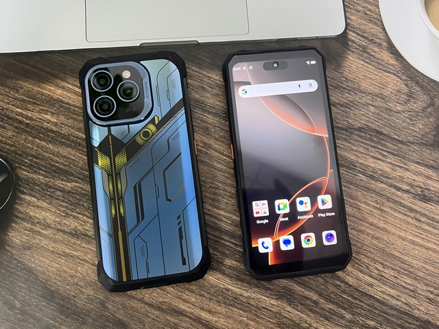 Rugged 5G GSM Smartphone 16ProMax  Rated HD 120Hz Display NFC 108MP French Support OLED Android 15 Waterproof Shockproof