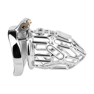 FRRK SMLサイズ <span class=keywords><strong>BDSM</strong></span> 貞操帯 コックケージ 内蔵ロック ロールプレイング 卸売 大人のおもちゃ 男性用 ゲイ ペニス 禁欲 貞操ベルト - Product Image 6