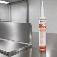 MS Sealant polimer kristal bening KASTAR MS977 untuk aluminium seng baja galvanis Beton batu alami tembaga