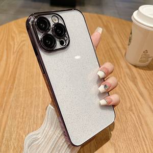 La poudre scintillante galvanisée convient à 16 étuis de téléphone. 15 est livré avec un film d'objectif. 14 Transparent Dur - Product Image 5