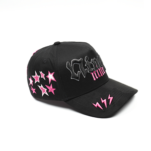 Casquettes de baseball sportives en daim noir à 5 panneaux avec doublure en satin, style A-Frame, logo <span class=keywords><strong>Cholo</strong></span>, vente en gros - Product Image 4