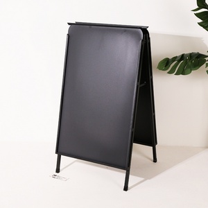 Metal A-<b>Frame</b> Sidewalk Signs <b>Poster</b> Stand a <b>Frame</b> Sign Double Sided Outdoor Street Advertising Board - Product Image 1