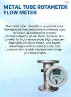 Rotameter Baja Tahan Karat dengan Transmitter 4-20mA untuk Gas/Cairan/Udara Mempermudah Instalasi & Dukungan Kustom