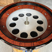 32 Zoll Luxus-Roulettekessel aus Massivholz und Kunststoff-Pokertisch für Unterhaltung & Poker