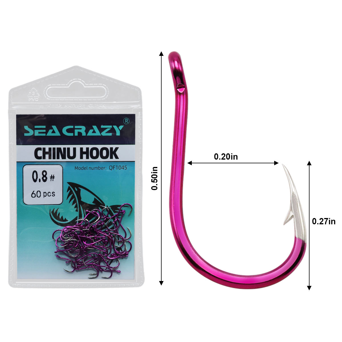 0.8 #60ชิ้น/ถุง