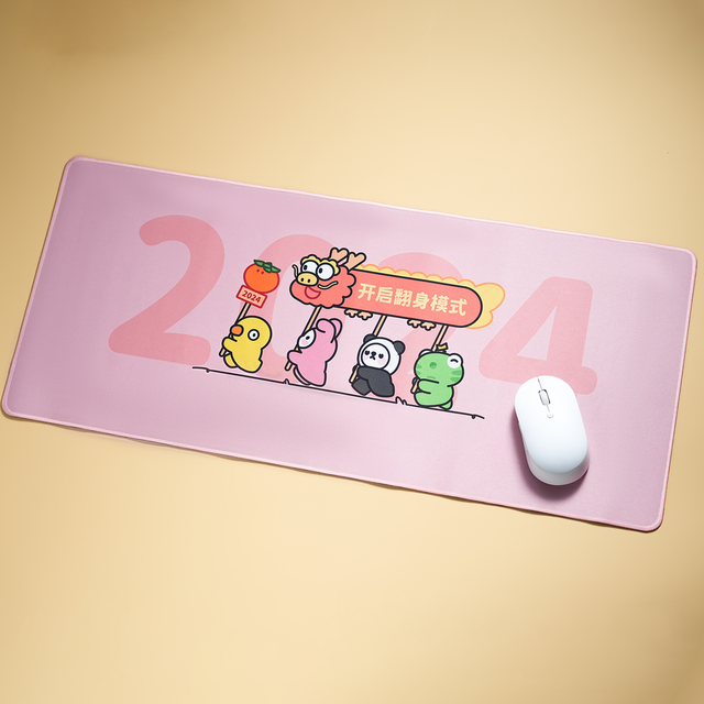 Custom Xiran Gaming Mouse Pad Personalized Large PC Desk Mat with Edge Binding & Logo Printed Digital Printing