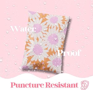 Paquete de 100 Sobres de Poliéster Rosa con Diseño de Estrellas, Resistentes, Impermeables, Autosellables y a Prueba de Desgarros, Lindas Bolsas de Envío - Product Image 3