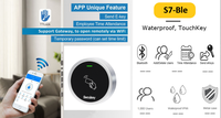 Système de contrôle d'accès intelligent Bluetooth Secukey Mini, lecteur de carte RFID Mi-fare, lecteur de smartphone, IP66