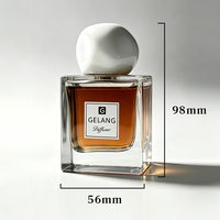Bouteilles de diffuseur carrées préférées 50 ml 100 ml, bouteille en verre de luxe transparente 150 ml pour diffuseur à bâtonnets avec couvercle