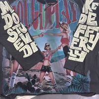 T-shirts pour hommes en coton épais de haute qualité, style punk, imprimé gothique, streetwear, fabricant en gros, tee-shirt à manches longues