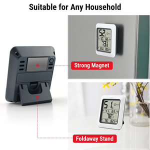 Termómetro Higrómetro Digital Magnético para Interiores - Product Image 2