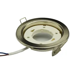 Halojen lamba GX53 aşağı ışık çerçevesi tavan armatürü Downlight uydurma